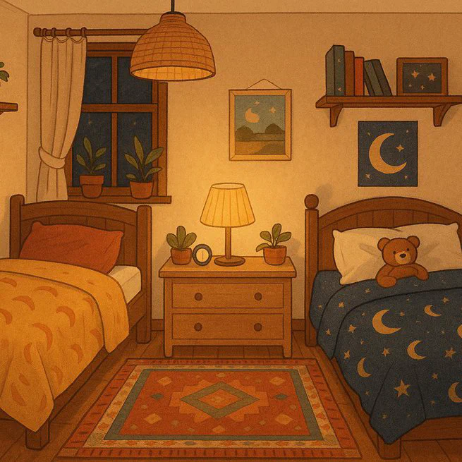 Sharing Child's Bedroom with Step Sibling